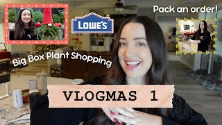 Vlogmas Day 1 | Big Box Plant Shopping \u0026 Pack an Order! 🌿