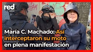 Así fue la detención y liberación de María Corina Machado en plena manifestación en Venezuela