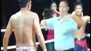 Myanmar Lethwei Phyan Thwe ( Myanmar ) vs Wansosi Muchai ( Thailand ) 2016