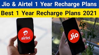 Jio & Airtel 1 Year Recharge Plans | Best 1 Year Recharge Plan 2021