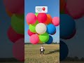 How Many Balloons Does It Take To Fly? #mrbeast #mrbeastshorts #shorts #shortvideo #shortsfeed #fun