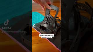 2 Things To Adjust On Your Snowboard Bindings