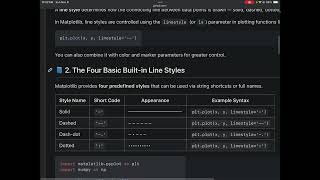 Four Basic Built-in Line Styles - Matplotlib Line Styles - Examples Exorcises | Python Tutorial