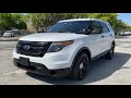 2015 ford explorer police interceptor utility walkaround and virtual condition report