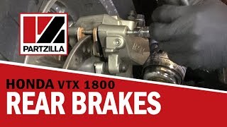 How to Change the Rear Brake Pads on a Honda VTX 1800 | Partzilla.com