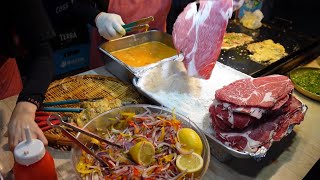 Egg Beef Pancake / Korean Street Food