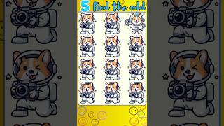 Can you find the Odd | No. 411 | Emoji Challenge #shorts #emojichallenge #gaming