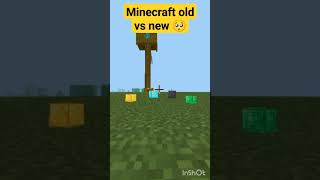 Minecraft new vs old 🤣🥺 #minecraft #realisticvsreal #minecraftnoobvsprovshackervsgod #minecraftmemes