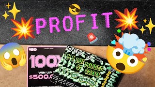 100X & LOADED $200 LOUISIANA LOTTERY #WIN