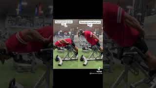 How to workout your Lower Back or Hamstrings on Hyperextension machine