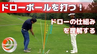 ドローボールを打つ！「ドローの仕組みを理解する」【ゴルフレッスン】