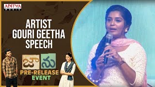 Artist Gouri Geetha Kishan Speech @ Jaanu Pre Release Event LIVE | Sharwanand, Samantha | Premkumar