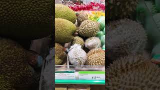 Fresh Durian and Jack Fruit