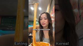 eating spicy food in korea for an entire day 🥵🌶️ #shorts