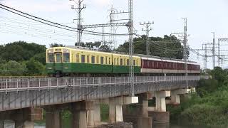 伊勢中川駅での1342・1542の末尾「42」並びと1440系三重交通復刻色の急行運用