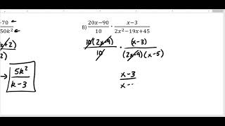 Algebra 3 - Objective 6.1 Sample Problems