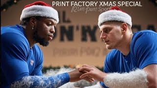 NFL \u0026 NBA Print Factory | Christmas Day DFS Preview