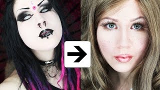 Transform from goth to ordinary ?!