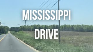 Driving Down a Mississippi Country Road with Music