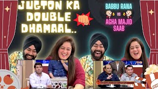 Punjabi Reaction On Zabardast, Mazedaar Te Shandaar Jugat Muqabla. AghaMajid Vs Babbu Rana Vs Arooba