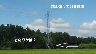 2020-08-02 面白送電線鉄塔　～この踏ん張りは何！？送電鉄塔見川線～