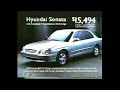 2001 hyundai sonata ad