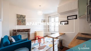 Apartment Tour // Furnished  24m2 in Paris – Ref : 21320544