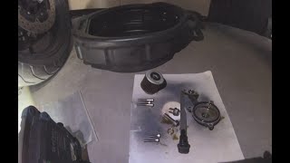 Oil and filter change Yamaha TDM 900