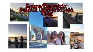 Selçuk Üniversitesi Ali Akkanat kampüsü/Beysehir'de bir gün vlog✨ W/Merve