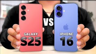 Samsung Galaxy S25 Vs iphone 16 || Full Comparison ✨