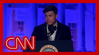 Watch Colin Jost roast Biden, Trump and others at White House Correspondents’ Di