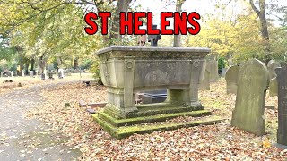 St Helens Cemetery HUGE Cemetery with a Famous Family Buried Here #sthelens