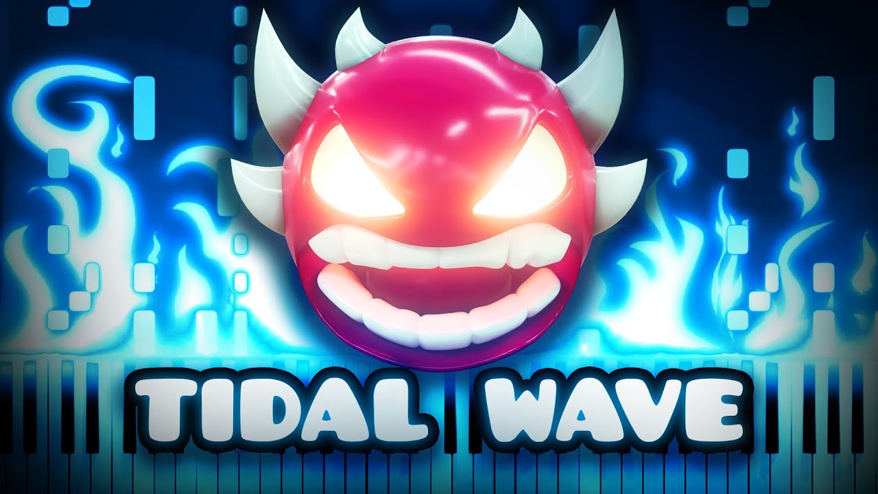 Tidal Wave Geometry Dash Piano Tutorial Youtube