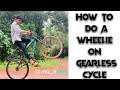 how do a wheelie on gearless cycle | malayalam | @mr_rider_1_