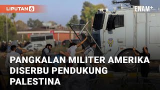 Berakhir Ricuh, Ribuan Demonstran Pro Palestina di Turki Serang Pangkalam Militer AS | Liputan6