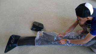 Unboxing 15-18 Subaru WRX STi ABS Rear Trunk Wing Spoiler! Full HD 2017