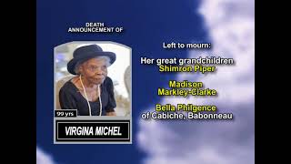 Virgina Michel ~ Long Obituary