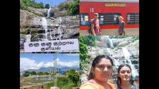 Courtallam trip With Family/குற்றாலத்தில் குளு குளு குளியல் போட்டாச்சு/courtallam vlog tamil