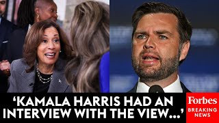 JD Vance Torches Kamala Harris Answer During Interview On The View: 'Has A Record To Be Ashamed Of'