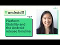 Platform stability and the Android release timeline