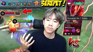 LAGI PUSH MMR ALDOUS KETEMU NO 1 SABER NUNUKAN MARI KITA SEREPET - Mobile legends