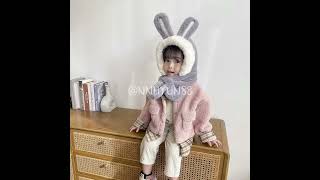 토끼모자목도리🐰