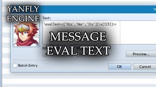 YEP.181 - Message Eval Text - RPG Maker MV