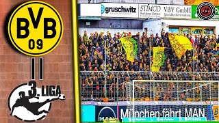 ⚫🟡 ULTRAS BVB09 II In Grünwalder Stadion | 3liga • TSV1860 Munich vs BVB09 II FT 1-4