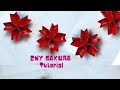 Tutorial Bunga Sakura Paket Merah Angpow CNY 2024- Membuat Dekorasi CNY Sangat Mudah 红包灯笼 折纸花球