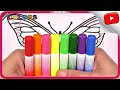 ( Cute Colorful Pencil ) Butterfly Coloring Pages / Akn Kids House