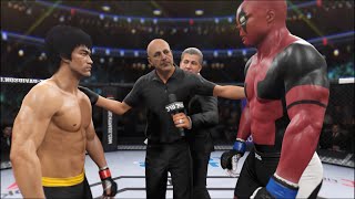 Bruce Lee vs. Deadpool - EA Sports UFC 2 - Epic Fight 🔥🐲