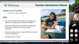 USF Transfer Admissions Workshop for Fall 2021