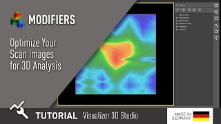 DETECTION SOFTWARE 💡 TUTORIAL [Optimize your Scan Image with Modifiers] Visualizer 3D Studio