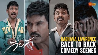 Raghava lawrence Back to Back Non Stop Comedy | Ganga | Taapsee | Kovai Sarala | Telugu Comedy scene